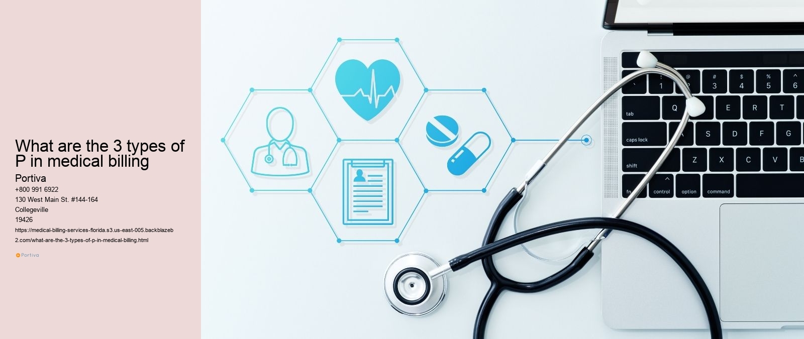 What are the 3 types of P in medical billing